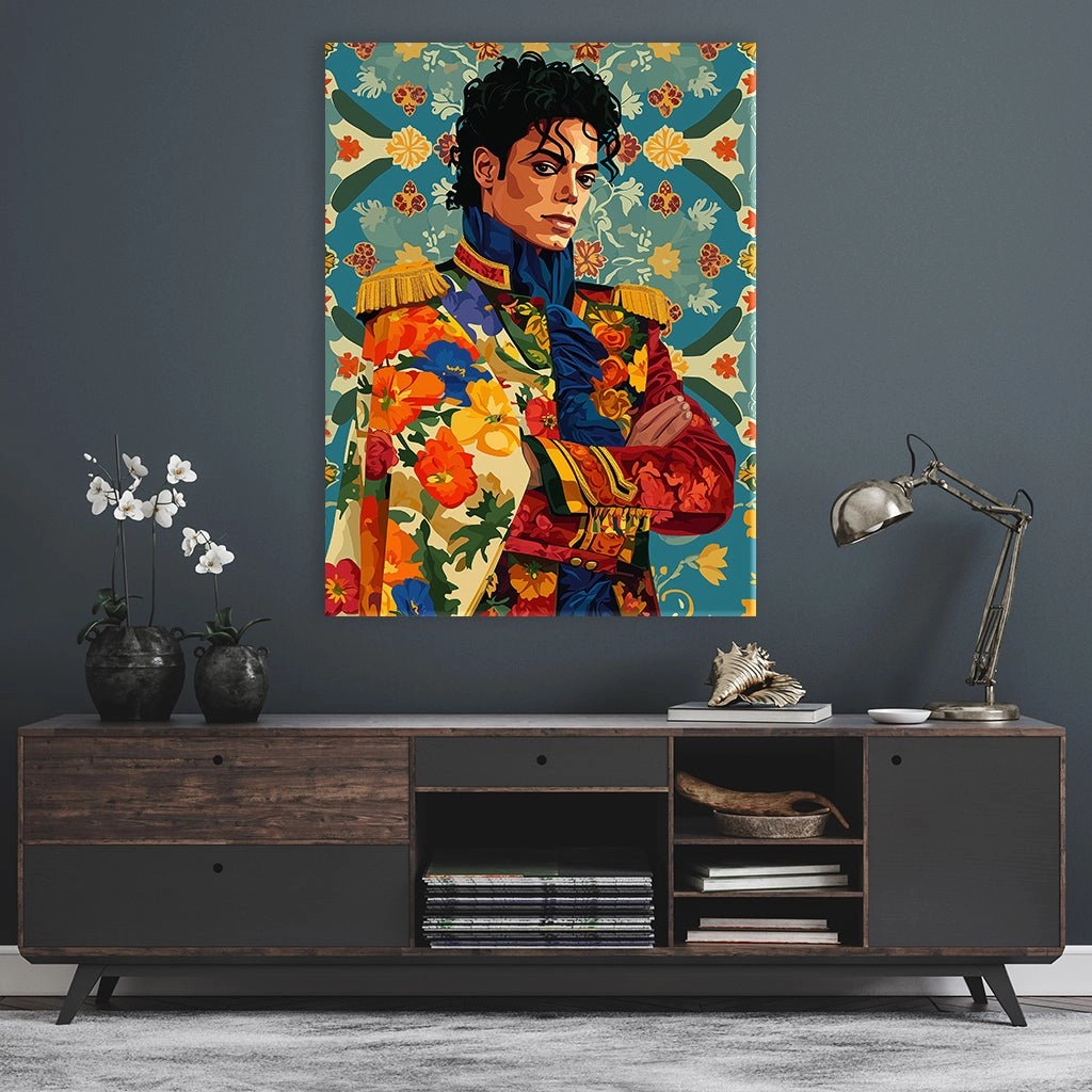 Michael Jackson Pop Art by Frank Daske 