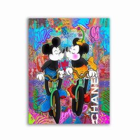 Mickey Love by Sean Flores framed mural artwork