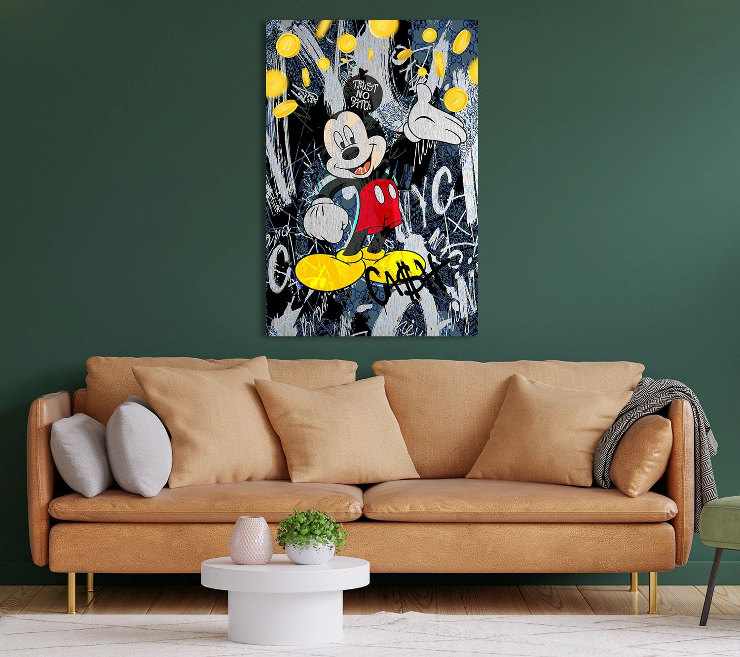 Mickey Rich Brushed on AluDibond