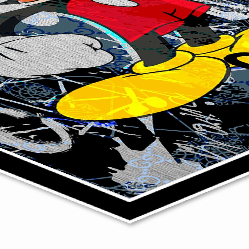 Mickey Rich Brushed on AluDibond