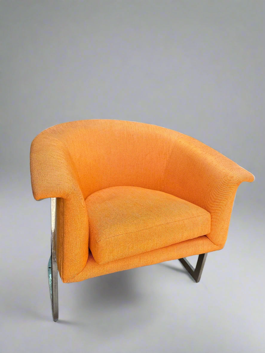 MID CENTURY MODERN CLUB CHAIR artistic wall mural