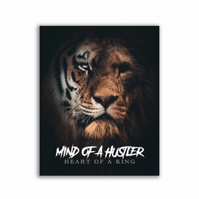 Mind Of A Hustler by Zenzdesign framed mural artwork