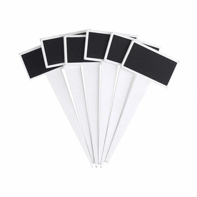Mini Chalkboard Wood Stakes, Rectangle, 1-3/4-inch, 6-pack wooden room decoration