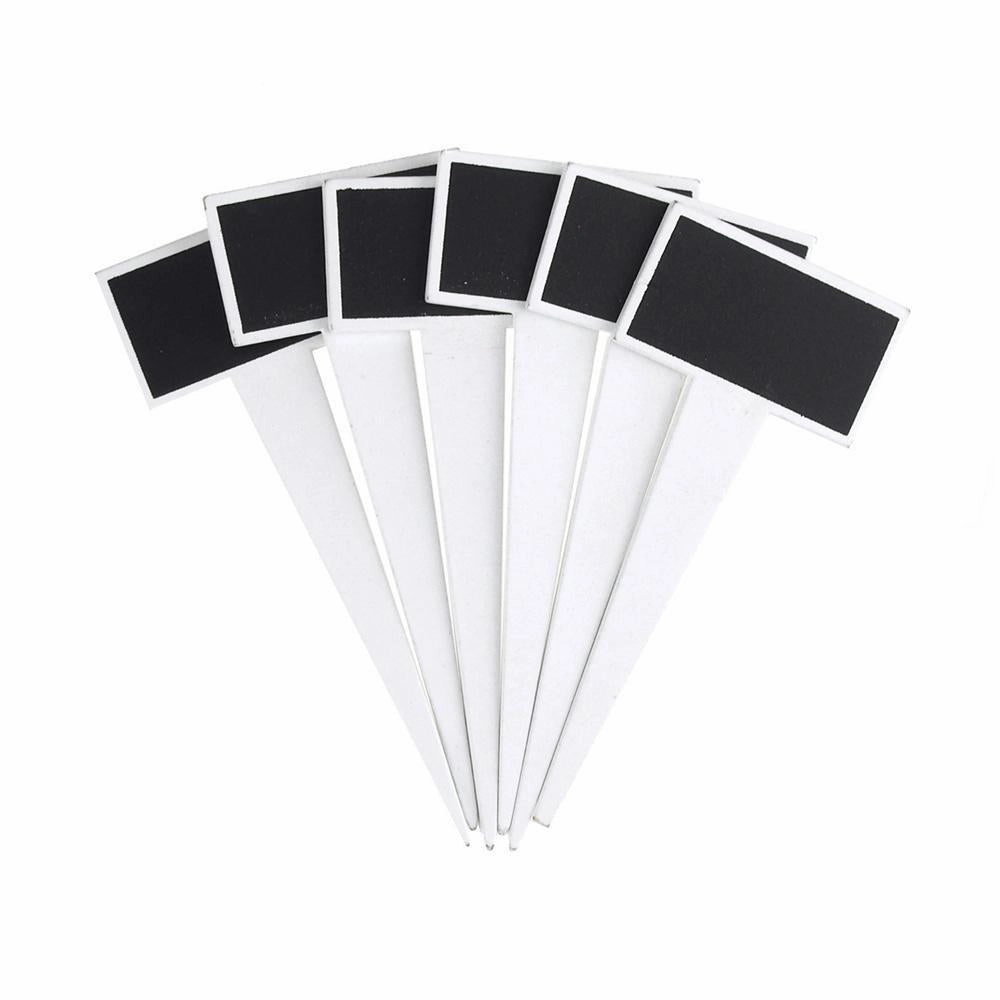 Mini Chalkboard Wood Stakes, Rectangle, 1-3/4-inch, 6-pack wooden room decoration