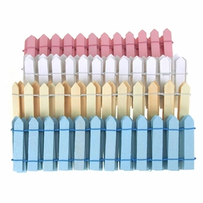 Miniature Wood Picket Fence, 36-Inch wooden room decoration