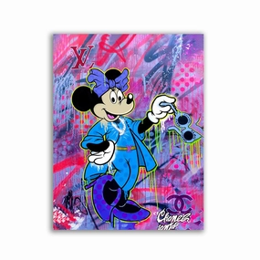 Minnie Drip by Sean Flores framed mural artwork