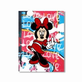 Minnie F*ck by daveschloffiart framed mural artwork