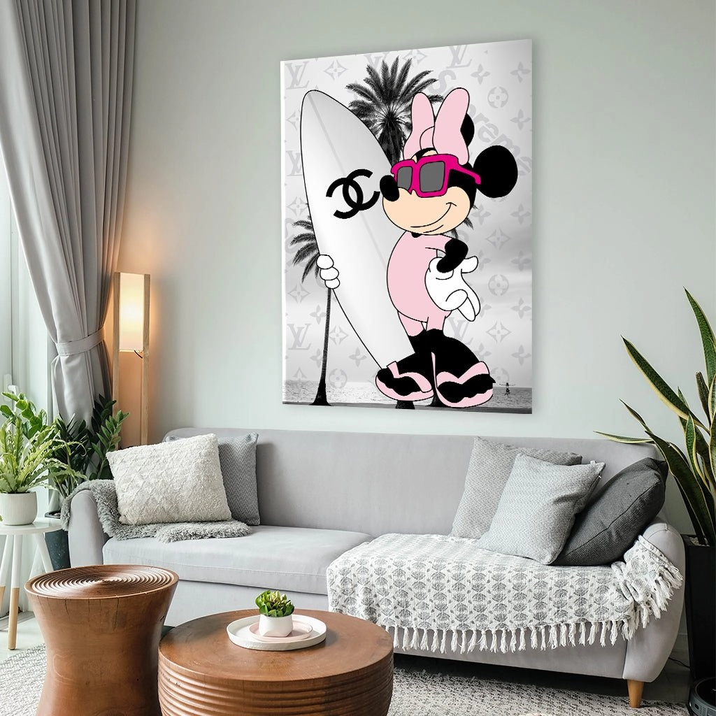 Minnie Surfs by daveschloffiart