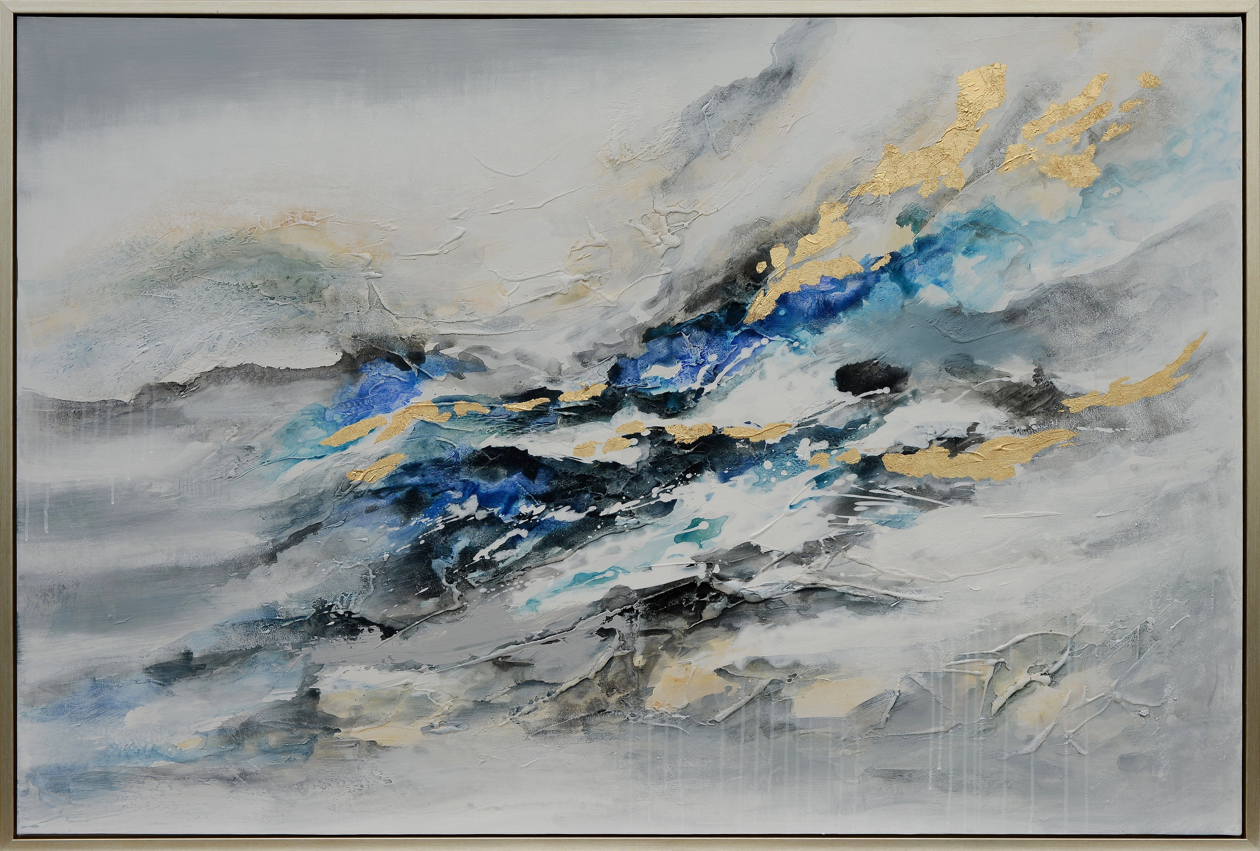 Mist River Handmade Oil Painting artistic wall mural