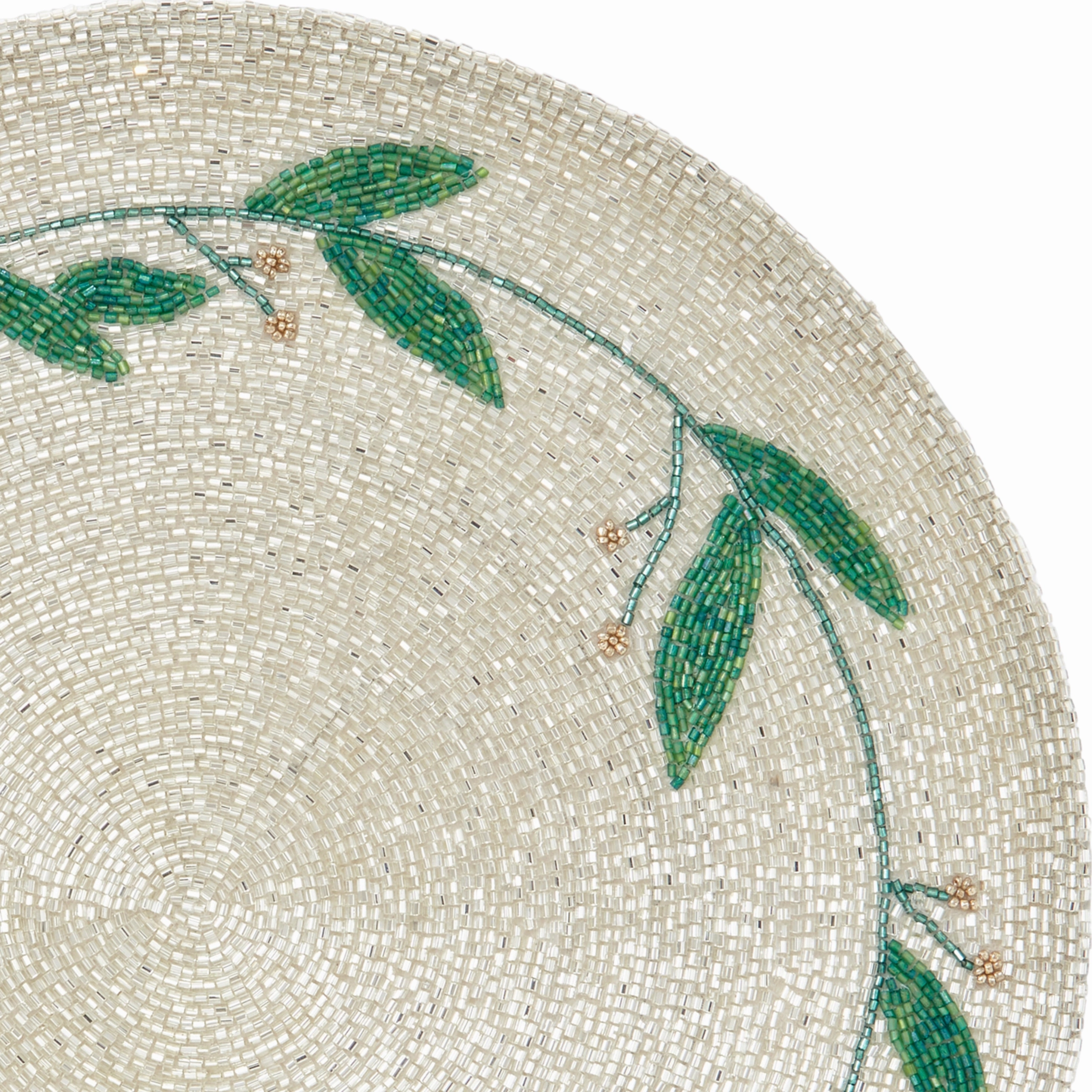 Mistletoe Hand Beaded Placemat