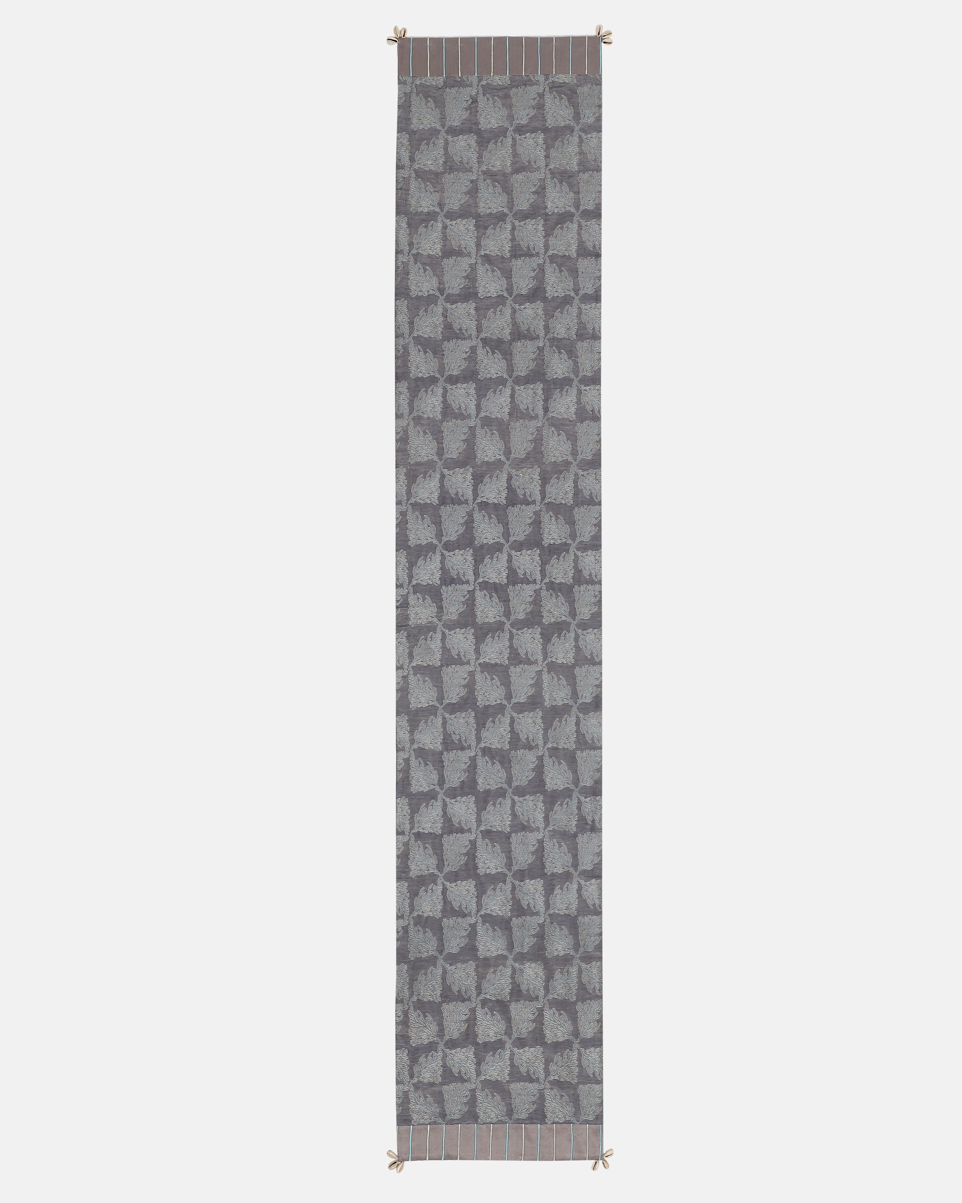 Misu Satin Brocade Silk Linen Table Runner