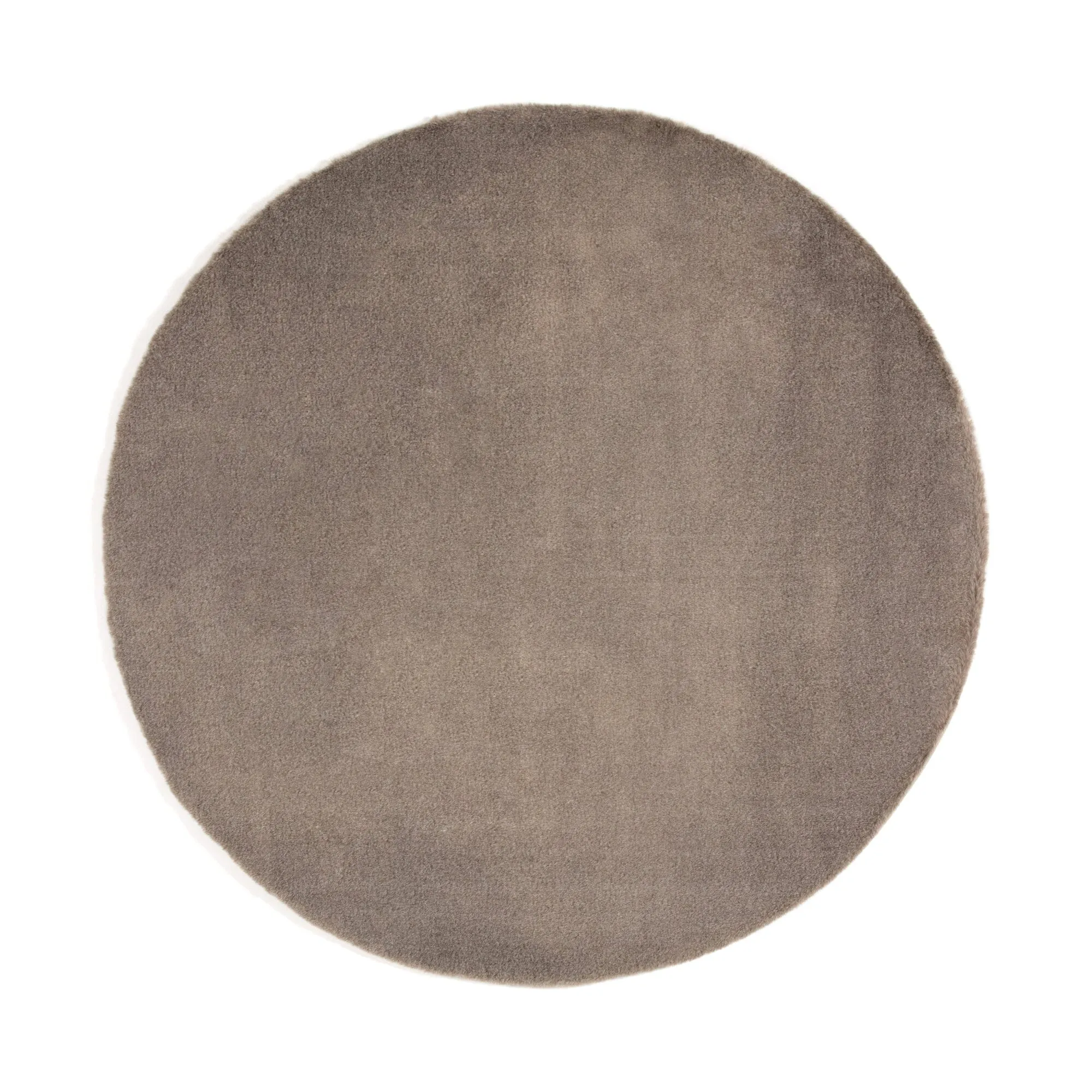 Mitis Round Rug 1500 Mix Brown neutral everyday carpet
