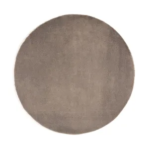 Mitis Round Rug 1500 Mix Brown neutral everyday carpet
