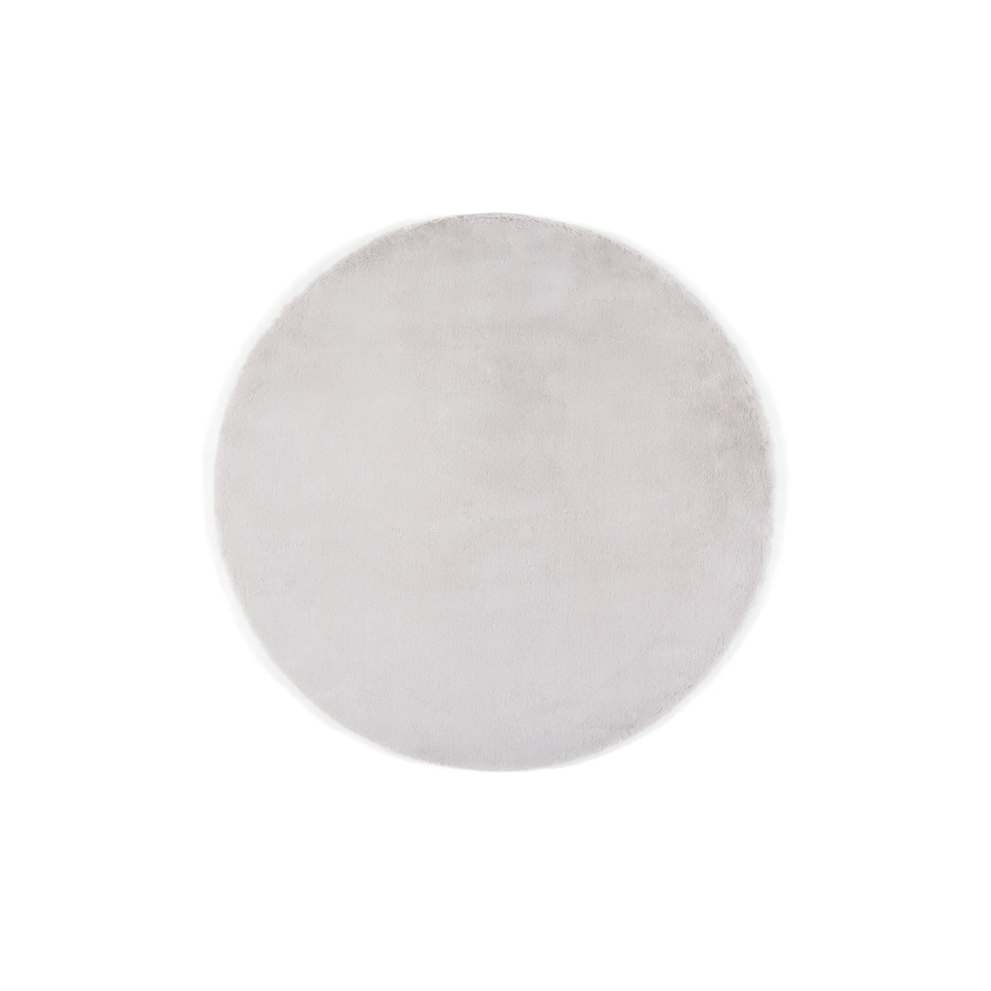 Mitis Round Rug 2 150 Light Gray (W1500D1500) neutral everyday carpet
