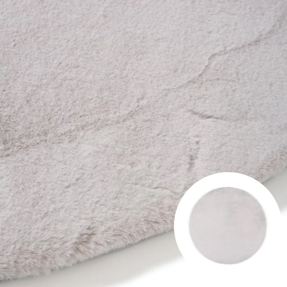 Mitis Round Rug 2 150 Light Gray (W1500D1500)