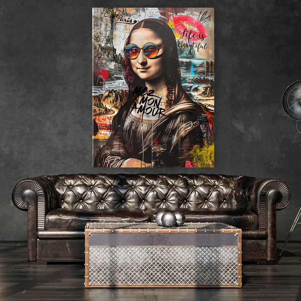 Mona Lisa Pop Art by Rosa Piazza