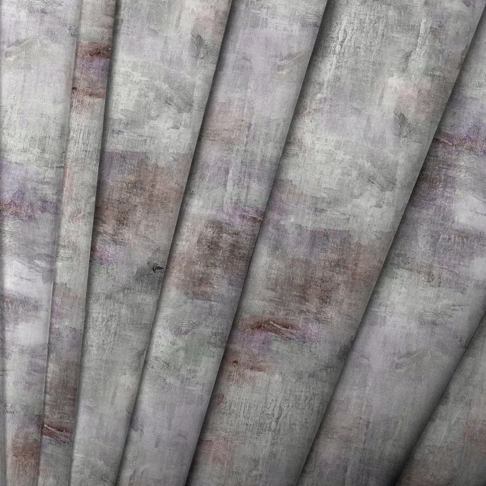 Monet Printed Satin Made to Measure Roman Blinds Onyx