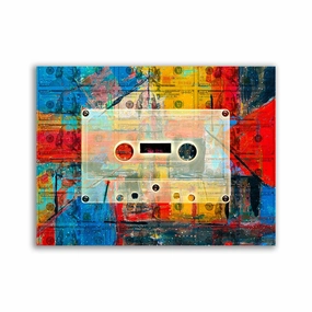Money Records framed mural artwork