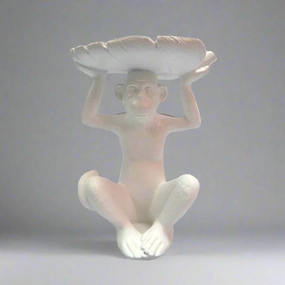 Monkey Malindi White decorative home ornament
