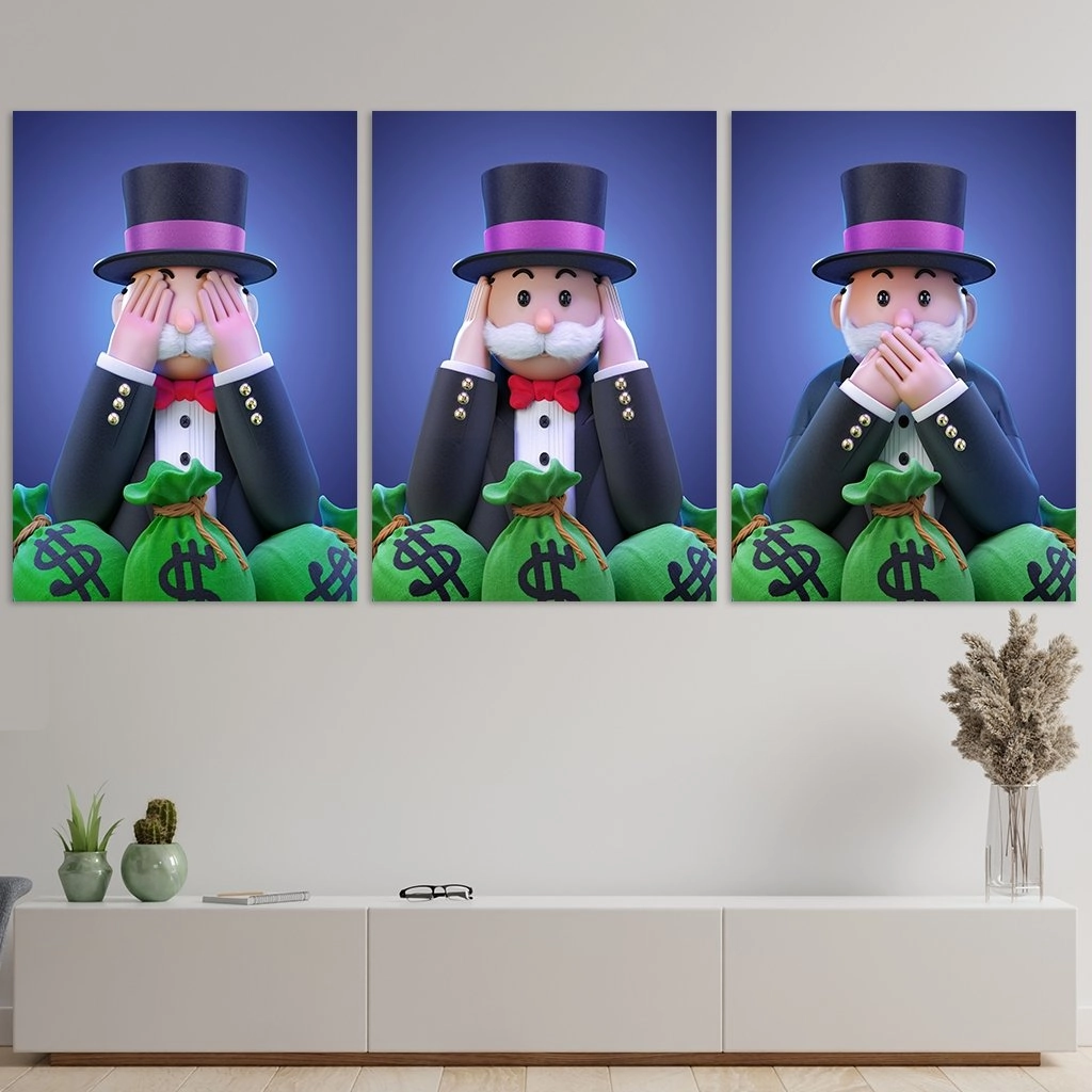 Monopoly - triptych 