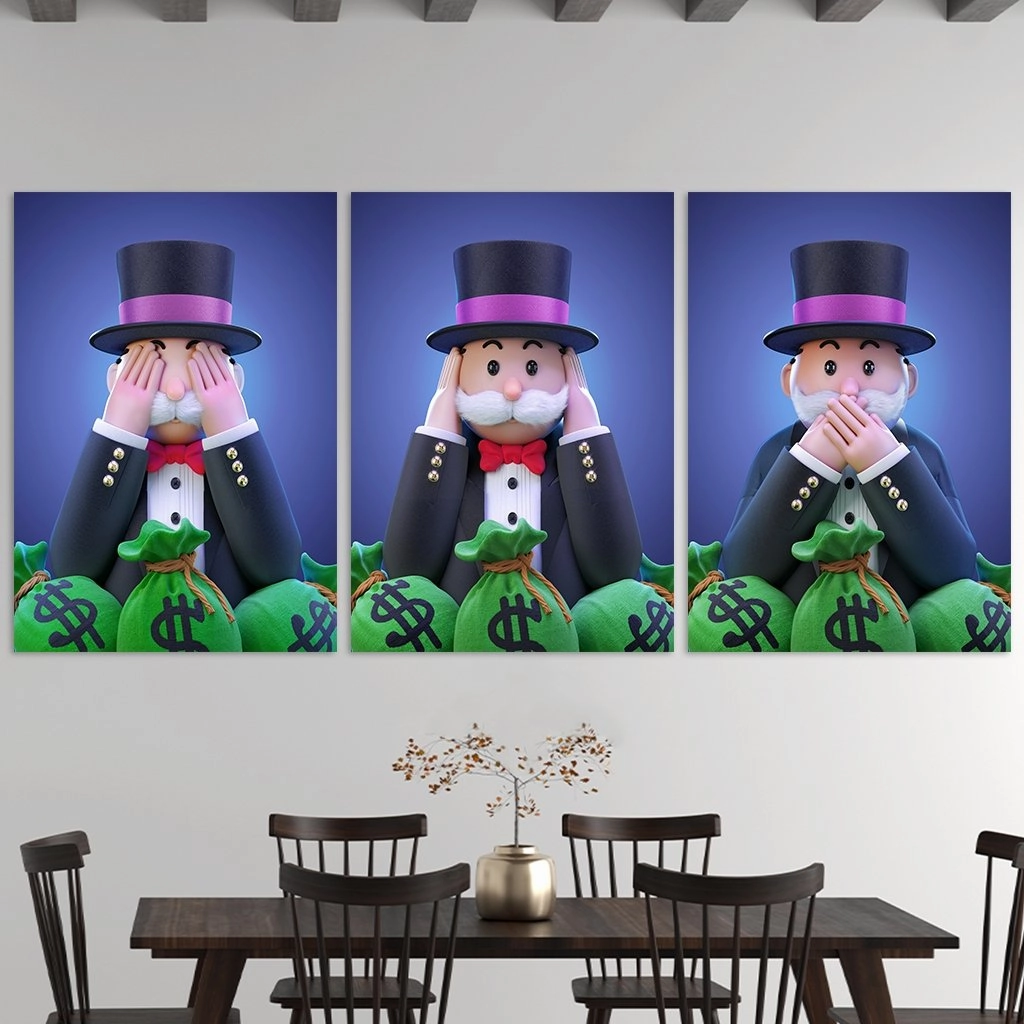 Monopoly - triptych 