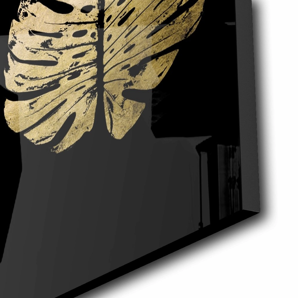 Monstera No. 2 Gold on Acrylic