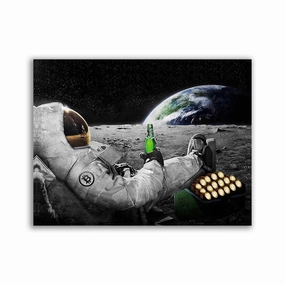 Moon Rockin by David Drake framed mural artwork