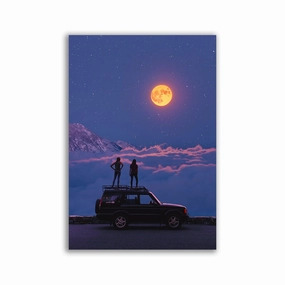 Moonlight by Yagedan framed mural artwork