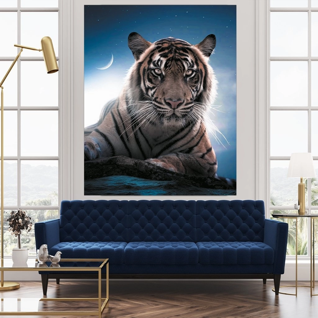 Moonlight Tiger by Zenzdesign