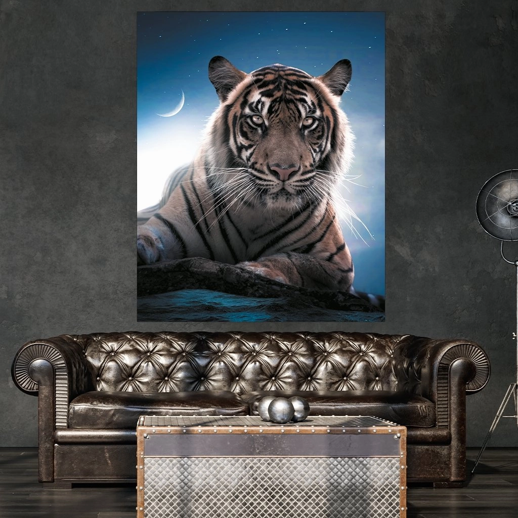 Moonlight Tiger by Zenzdesign