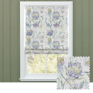 Moorehaven Printed Cotton Made to Measure Roman Blinds Skylark chic floor carpet  