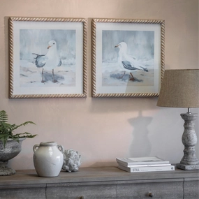 Moreton Set of Two Seagull Framed Prints 50cm Each modern mural painting