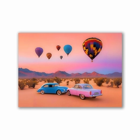 Morning Escape by Iconica framed mural artwork