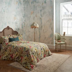 Morton Floral Printed Cotton Sateen Piped Duvet Cover Set Chintz modern fashion rug  