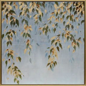 Moss Leaves Handmade Oil Painting artistic wall mural