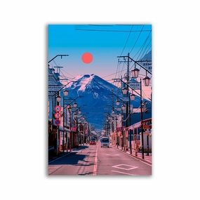 Mount Fuji by Yagedan framed mural artwork
