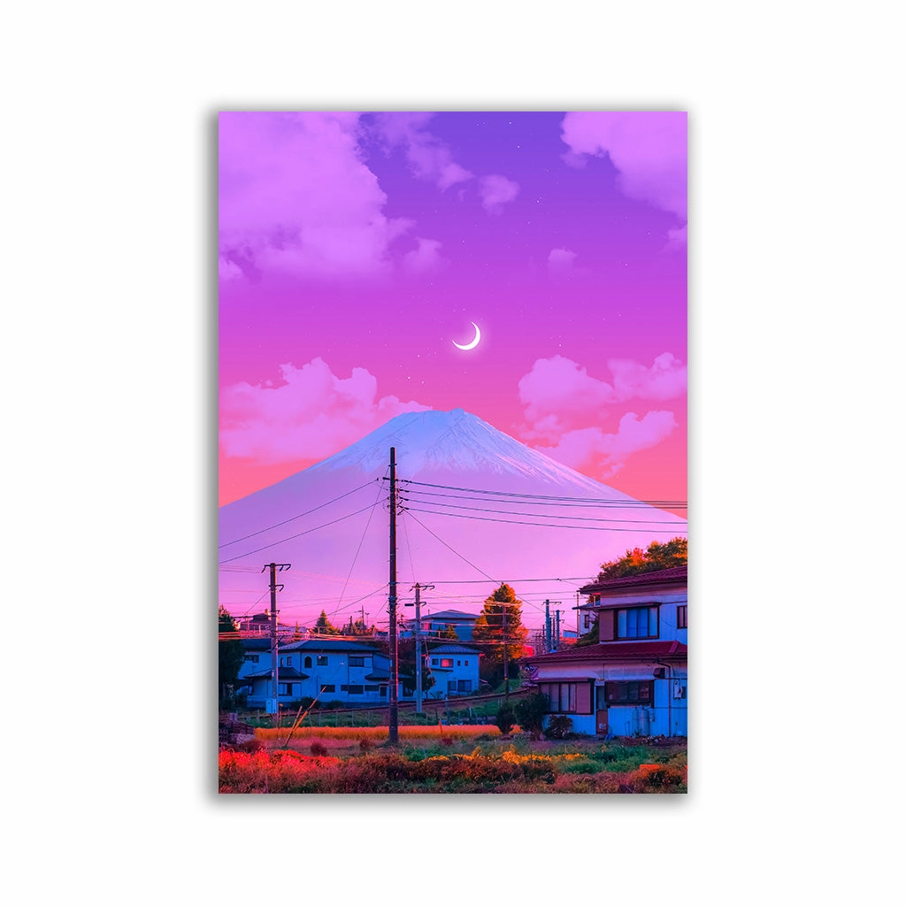 Mount Fuji-NEW by Yagedan framed mural artwork