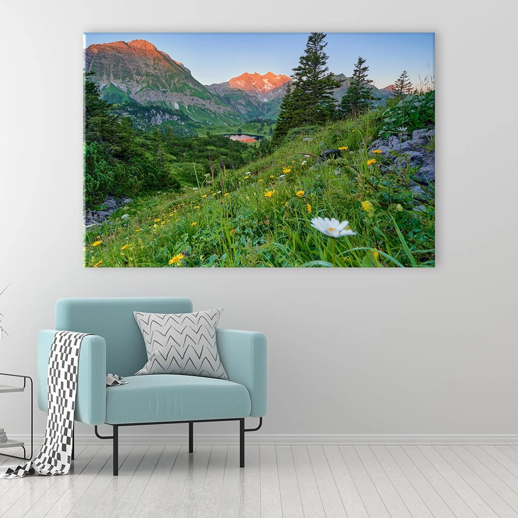 Mountain Meadow in Austria by Nenad Jovic