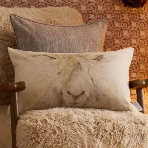 Mr Wooly Printed Cushion Natural modern fashion rug  