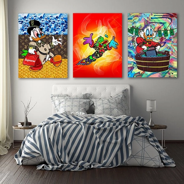 Mr. Duck - Triptych by Sean Flores 