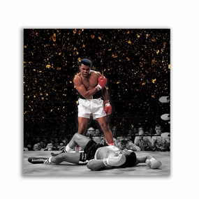 Muhammad Ali by Frank Amoruso framed mural artwork
