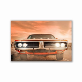 Muscle Car by Adrian Vieriu framed mural artwork
