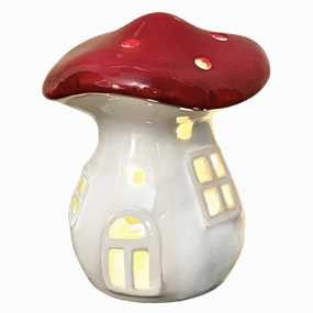 Mushroom Luminary minimalist art object  