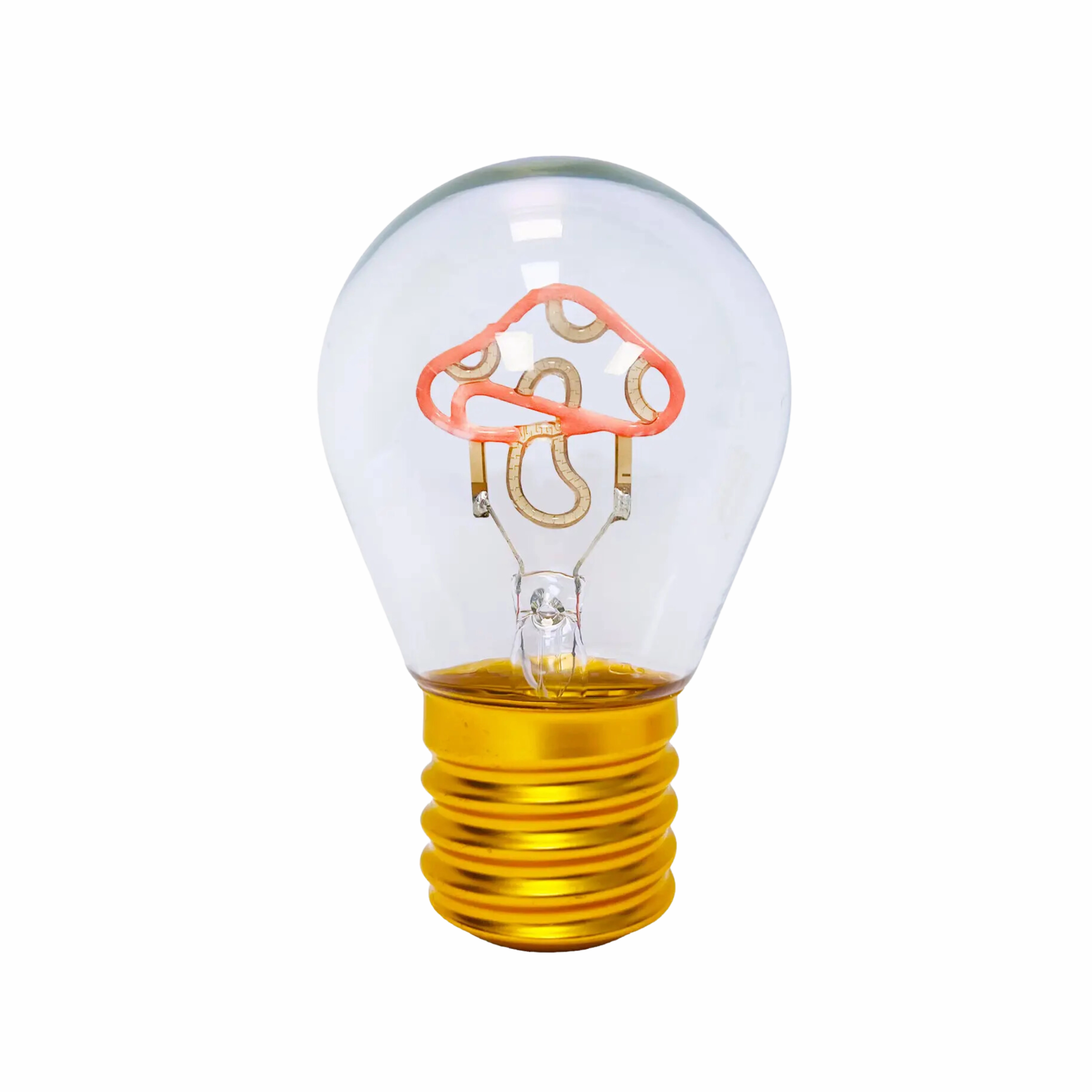 Mushroom Neon Bulb Led Light minimalist art object  