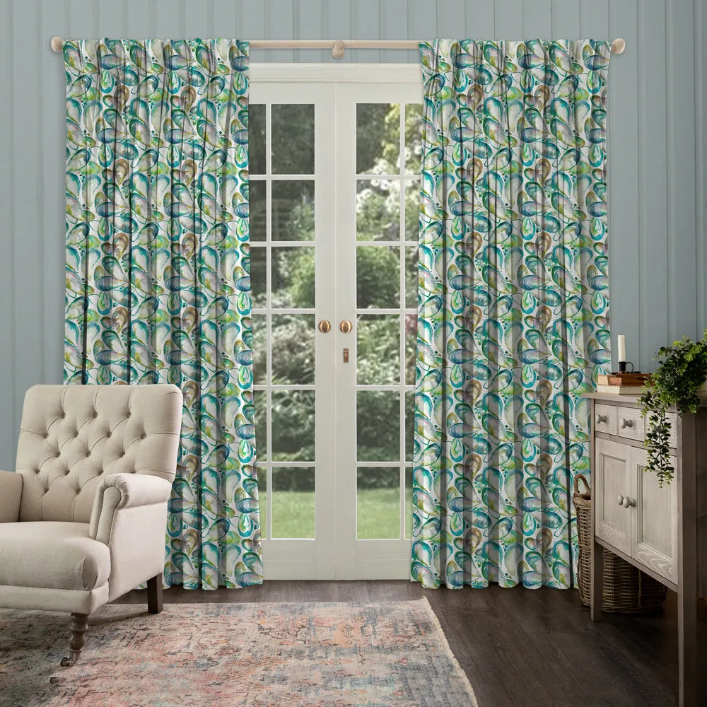 Mussel Shells Printed Made to Measure Curtains Kelpie