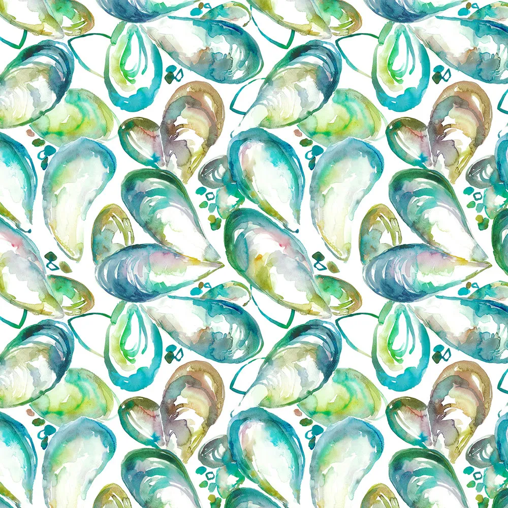 Mussel Shells Printed Made to Measure Curtains Kelpie