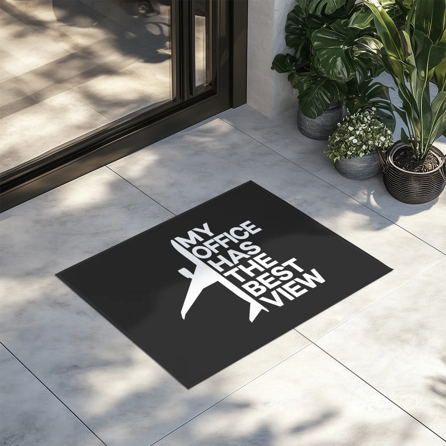 My Office Has The Best View Designed Door Mats door entrance rug
