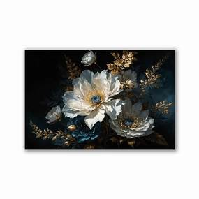 Mystical Flower by Adrian Vieriu framed mural artwork