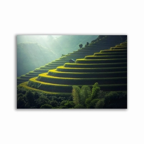 Mystical Garden framed mural artwork