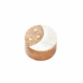 Nakshatra Moon Stars Pivot Box minimalist art object  